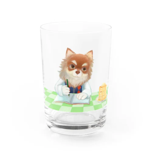 しゅくだいリチャード(チワワ) Water Glass