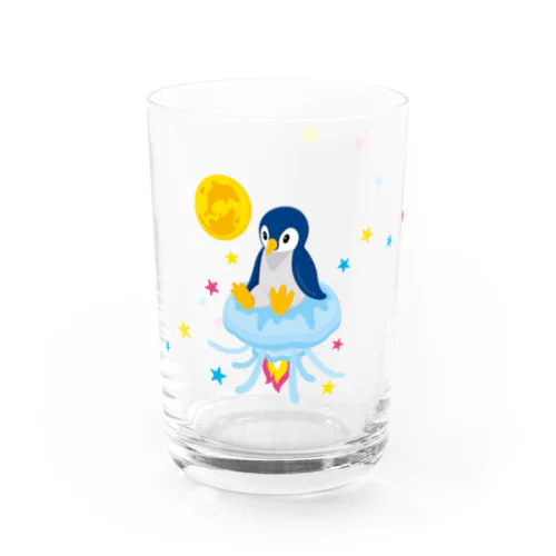 ペンギンとクラゲのロケット Water Glass