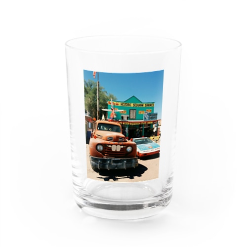 ROUTE 66/Cars Water Glass