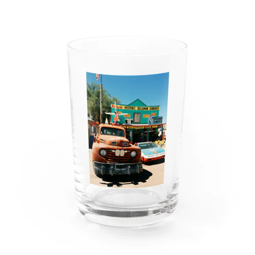 ROUTE 66/Cars Water Glass