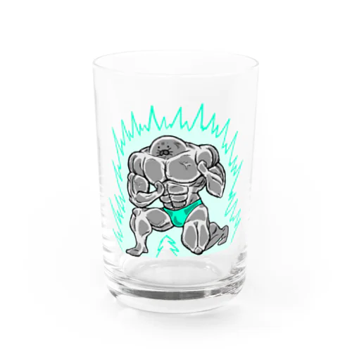 足ザラシ"マッチョ" Water Glass