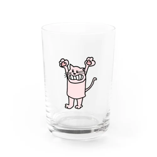 ネコ ピンク Water Glass