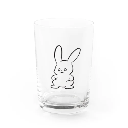 ゆるうさぎ グラス Water Glass