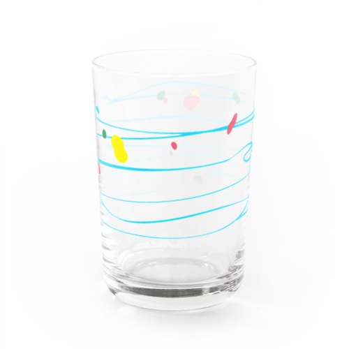 ヨーヨー柄1 Water Glass
