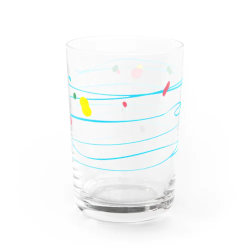 ヨーヨー柄1 Water Glass