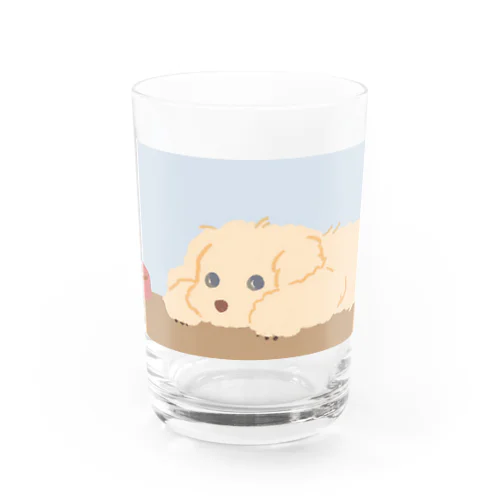 おさんぽいきたいなあ Water Glass