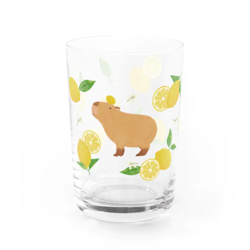 カピバラレモン Water Glass
