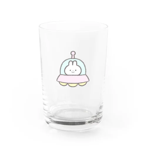 ほんわかうさぎ(UFO) Water Glass