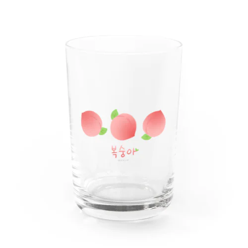 はーん。。peach momo Water Glass