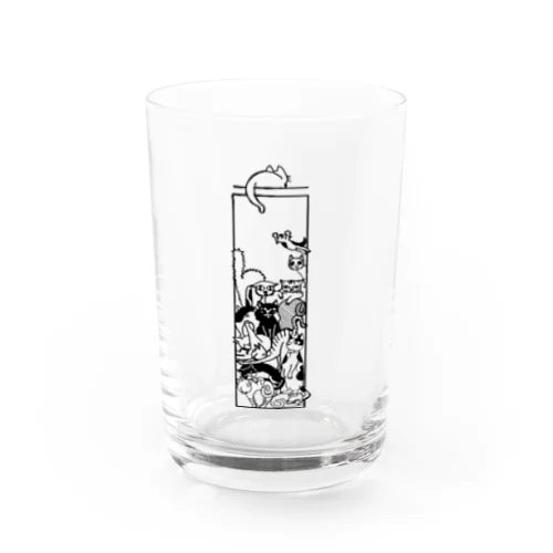 猫たまり Water Glass