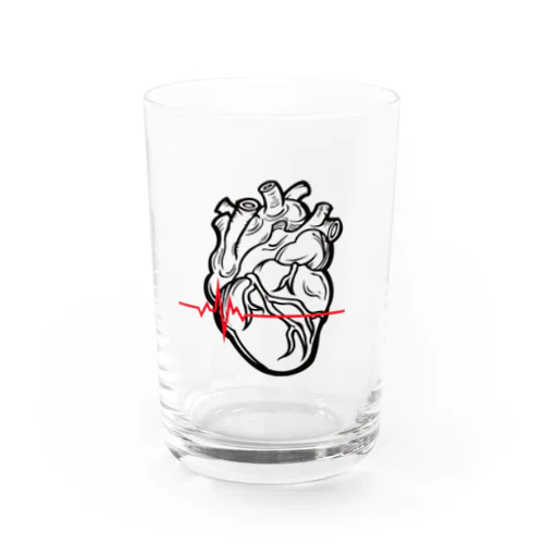 Heart Water Glass