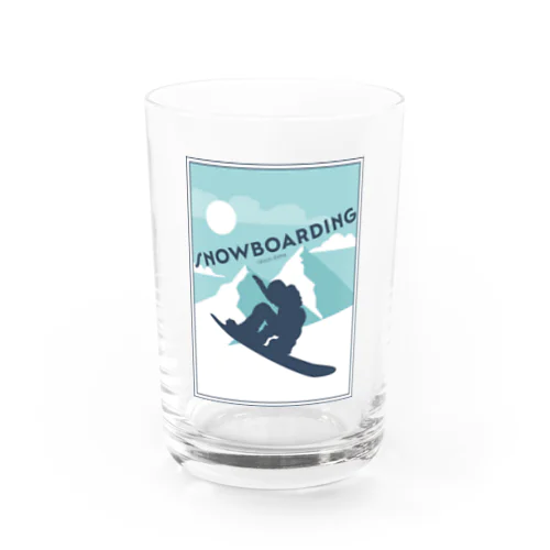 raison d'etre SNOWBOARDING Water Glass