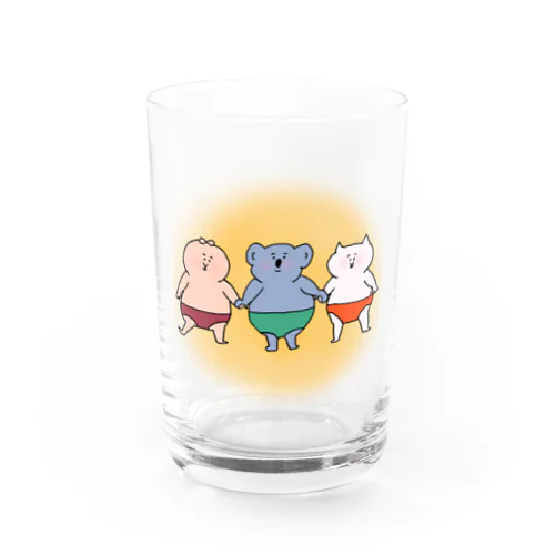 ぱくぱく村の希望の星たち Water Glass