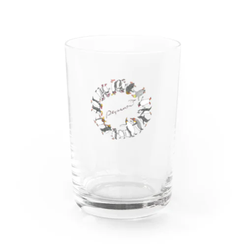 ペンギン　全員集合　ペパロニオリジナル Water Glass