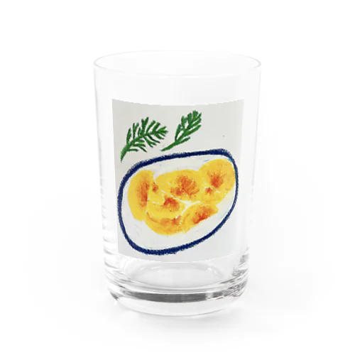 シャキシャキ桃とディル Water Glass