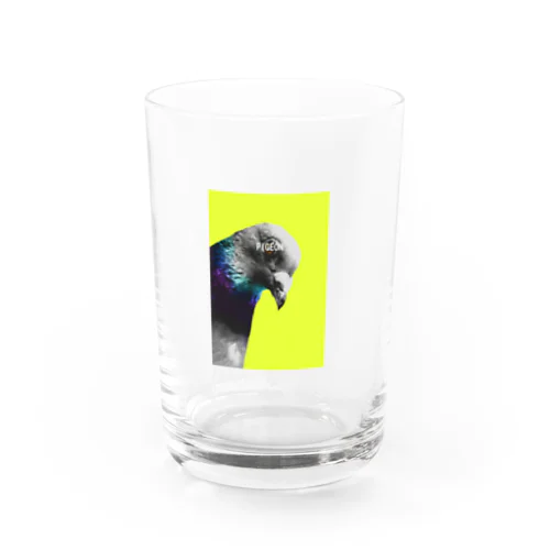 おしゃピジョン柄 Water Glass