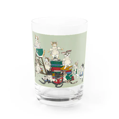 スクウ寄宿舎の猫たち Water Glass