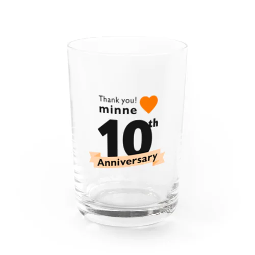 minne 10周年記念グッズ Water Glass