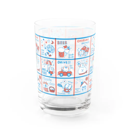 DAILY NYANSUKE Water Glass