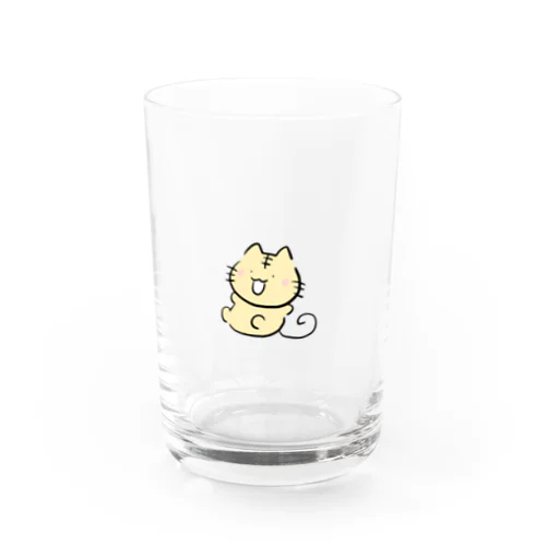 トラネコちゃん 色付き Water Glass