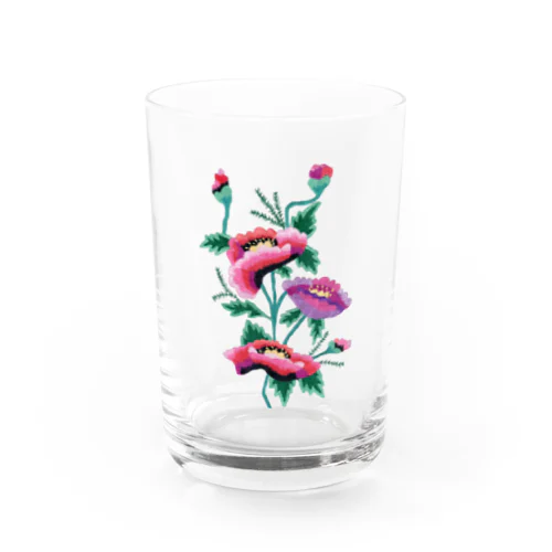 ウクライナの古い刺繍デザイン Water Glass