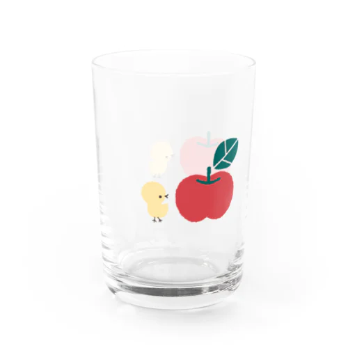 チプチプとリンゴ Water Glass