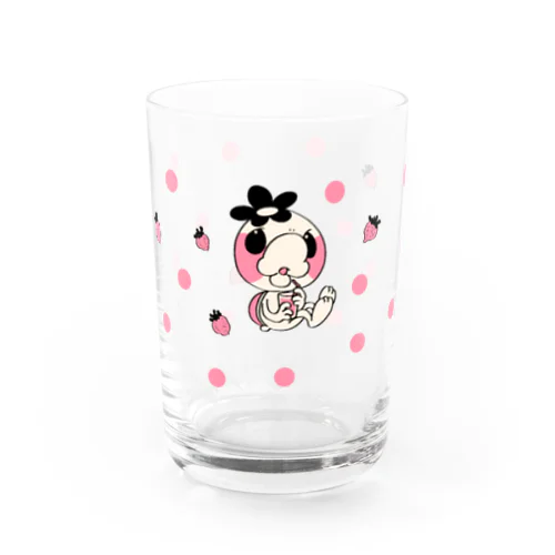 かぱちんイチゴグラス Water Glass