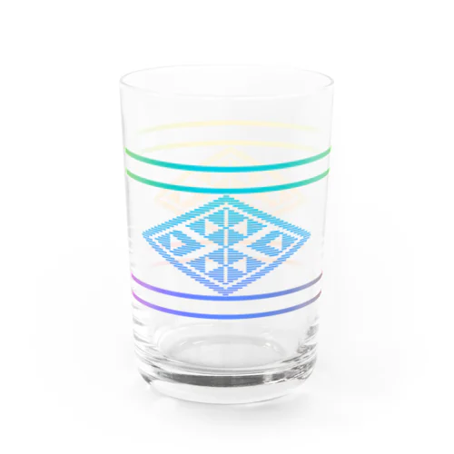 南部菱刺し うまのまなぐ Water Glass