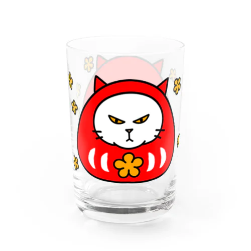 だるまにゃんこ３ Water Glass