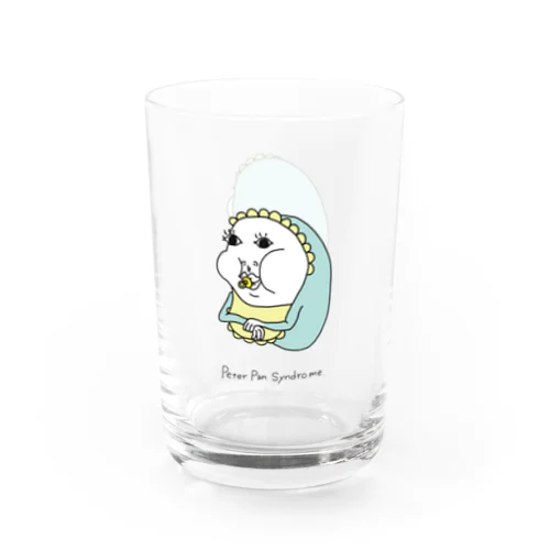 Peter Pan Syndrome Water Glass