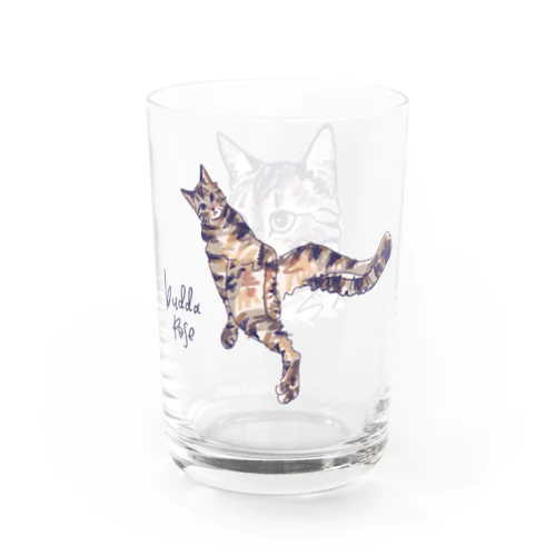 キジトラにゃんこ Water Glass