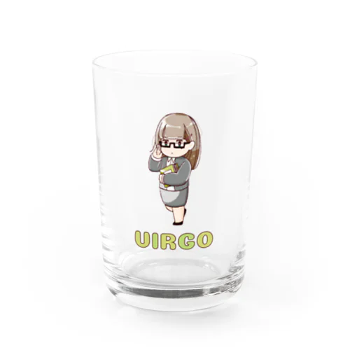 12星座☆おとめ座ちゃん Water Glass