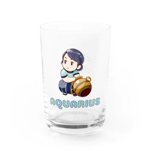 12星座☆みずがめ座ちゃん Water Glass