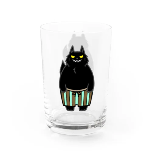 黒猫前後 Water Glass