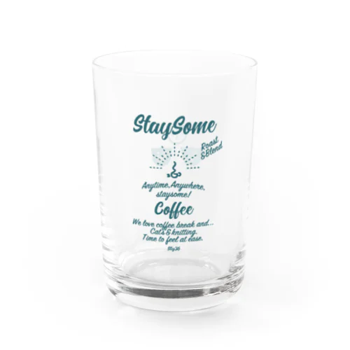 STAYSOMECOFFEEオシャレロゴグラス Water Glass