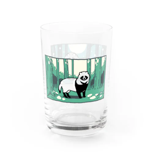 衣替えたぬき Water Glass