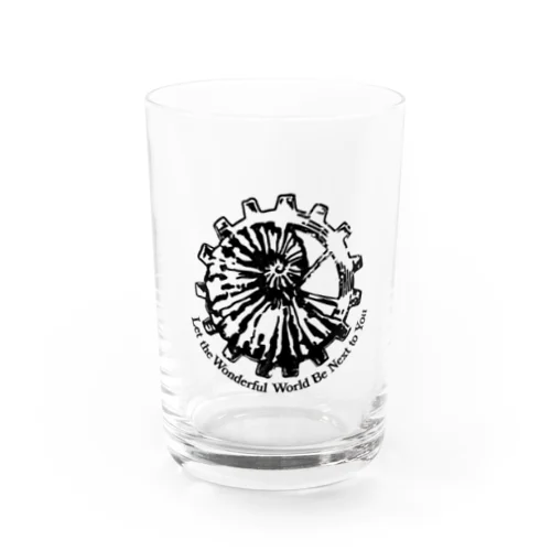 星ノ街バザールのロゴグッズ Water Glass