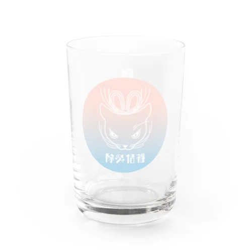 厄除けイカ耳ねこグラス Water Glass