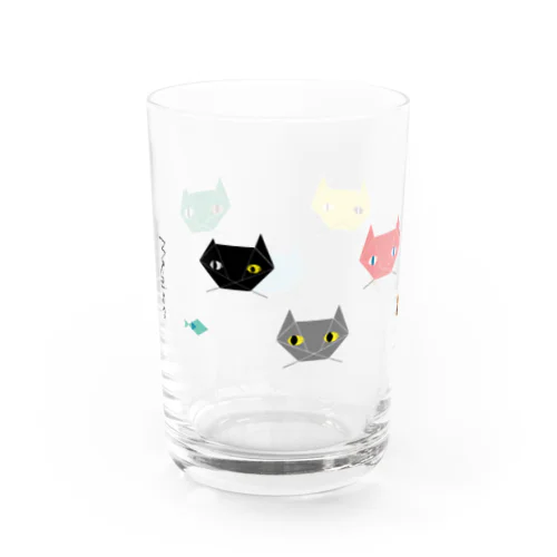 まち猫フルメン Water Glass