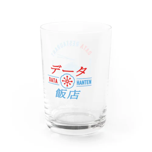 レトログラス（ブルー&レッド）｜データ飯店〜データに携わるモノたちの2.5thプレイス〜 Water Glass