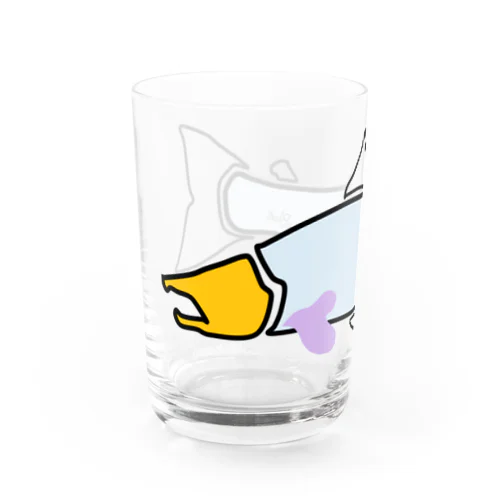 サーモン×イエローヘッド Water Glass