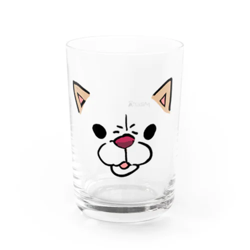 白柴メグタのカップ Water Glass