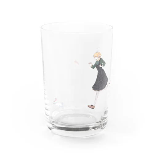 うさぎ追いかけガール Water Glass