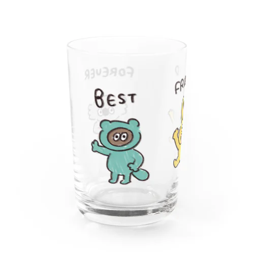 BEST FRIEND FOREVER Water Glass