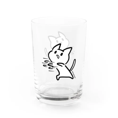 ねこパンチ Water Glass