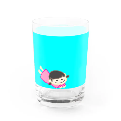 二つ結びの子 Water Glass