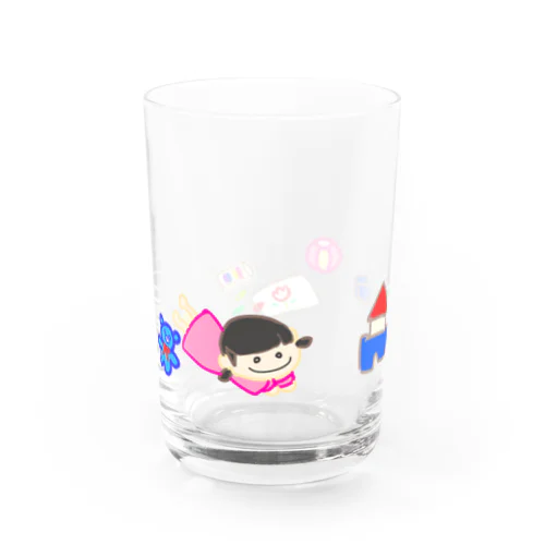 いっぱい遊ぶの Water Glass