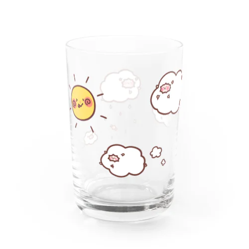 もこもこひつじぐもさん Water Glass