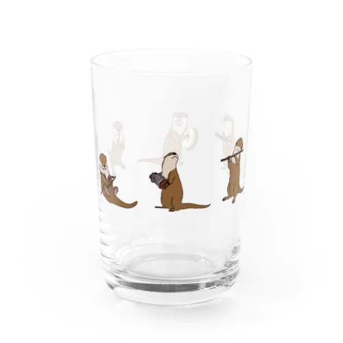 楽器を弾くカワウソ大集合 Water Glass