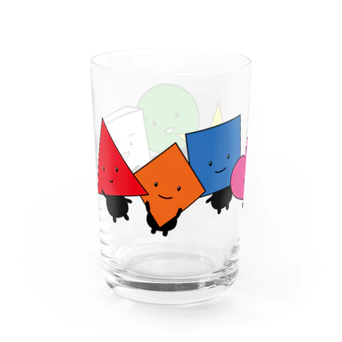 いろんなかたちさん グラス Water Glass